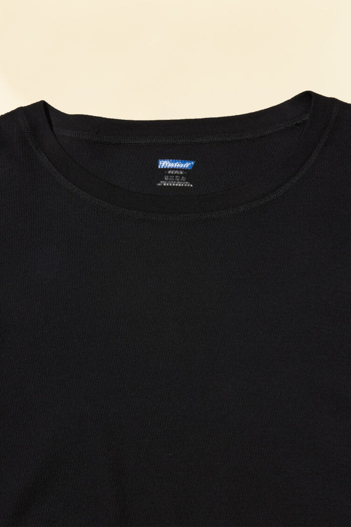 Radiall Mil Thermal Crew Neck L/S T-Shirt - Black - Radiall - URAHARA