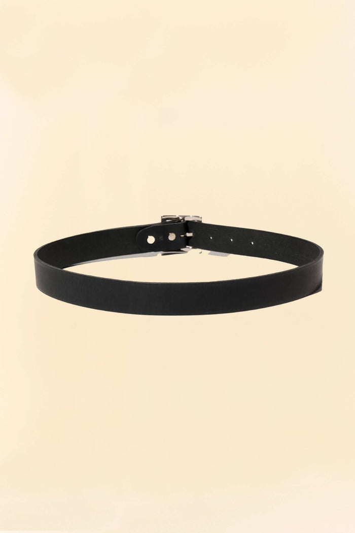 Radiall Rhodes Leather Belt - Black