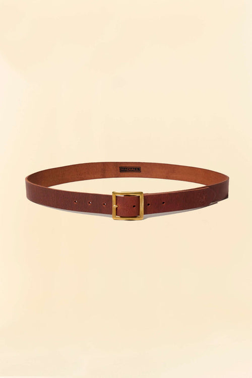 Radiall Rhodes Leather Belt - Camel