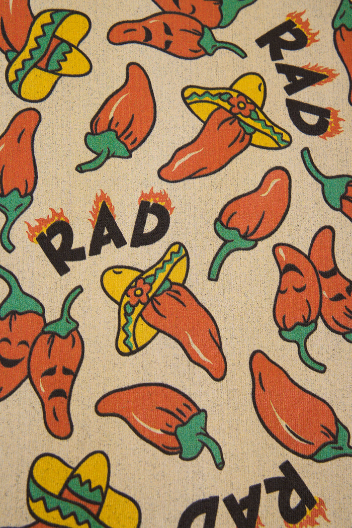 Radiall "Too Hot"  Crew Neck T-Shirt - White