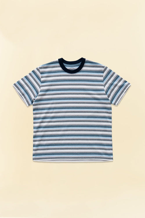 Rats Border Tee - Blue / White / Black - Rats - URAHARA