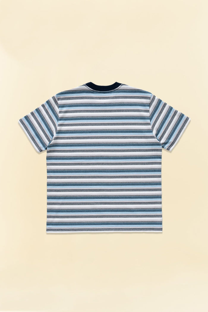 Rats Border Tee - Blue / White / Black - Rats - URAHARA