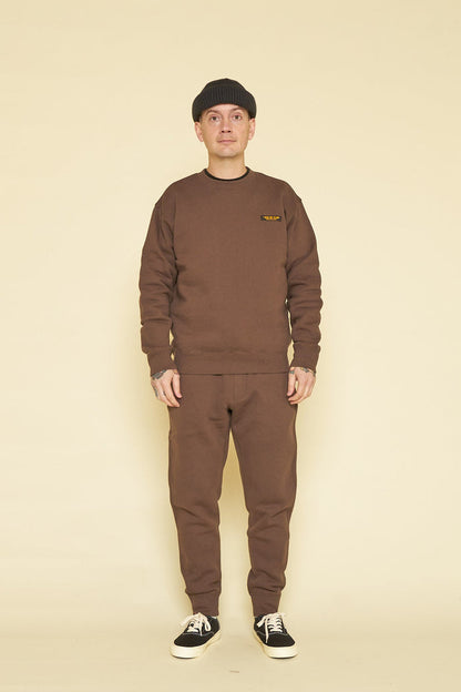 Rats Classic Crew Neck Sweatshirt - Brown -Rats - URAHARA