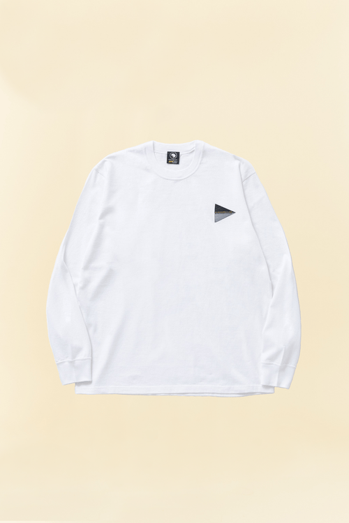 Rats Flag Longsleeve T-Shirt - White -Rats - URAHARA