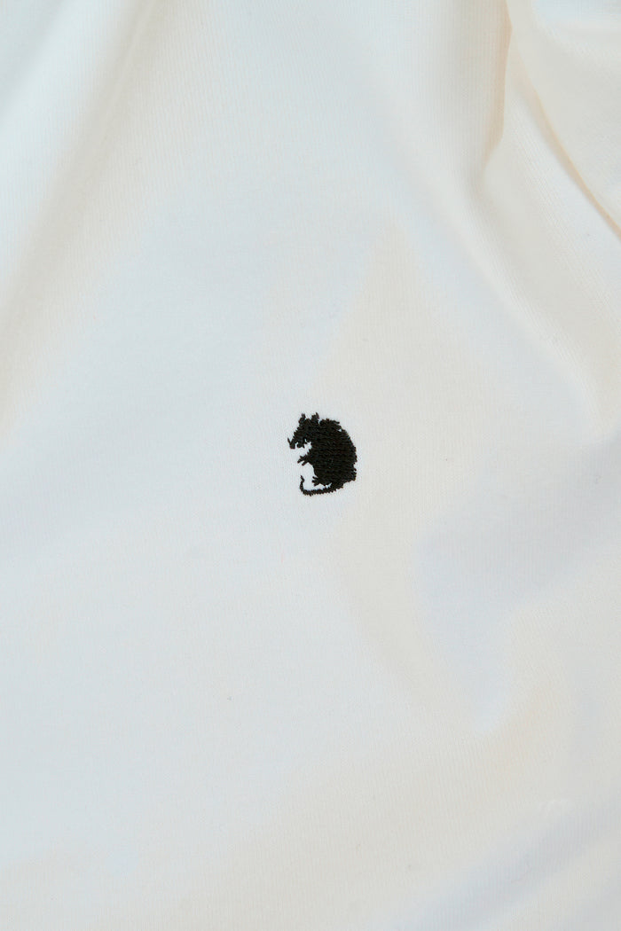 Rats Trim Pocket T-Shirt - White/Red