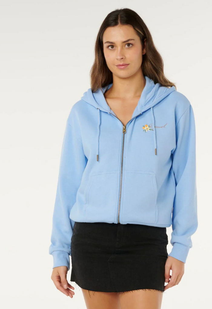 Rip Curl poolside zip thru relaxed hoodie