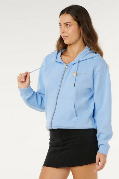 Rip Curl poolside zip thru relaxed hoodie