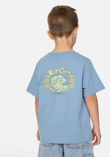 Rip Curl ride the waves art t-shirt