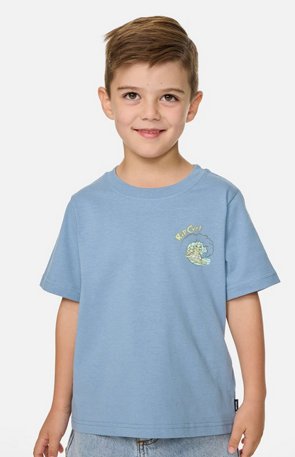 Rip Curl ride the waves art t-shirt