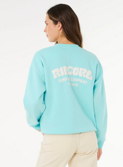 Rip Curl surf puff inspired crew