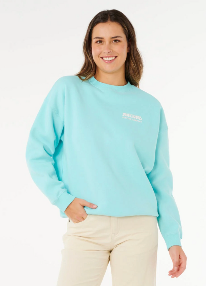 Rip Curl surf puff inspired crew