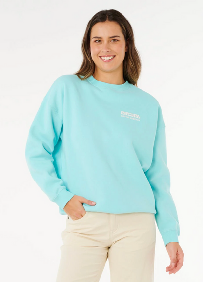 Rip Curl surf puff inspired crew