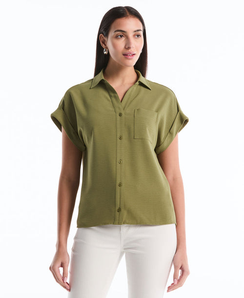 Roll Sleeve Shirt (Loden Green)