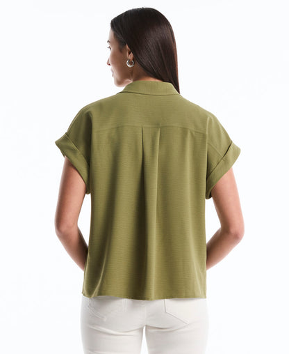 Roll Sleeve Shirt (Loden Green)