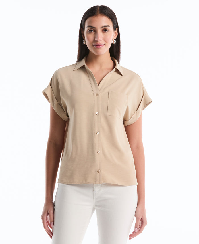 Roll Sleeve Shirt (Humus)