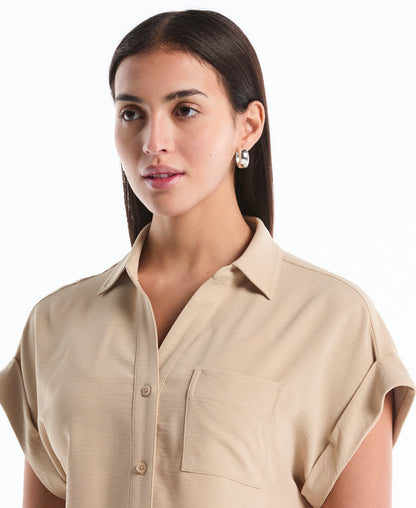 Roll Sleeve Shirt (Humus)