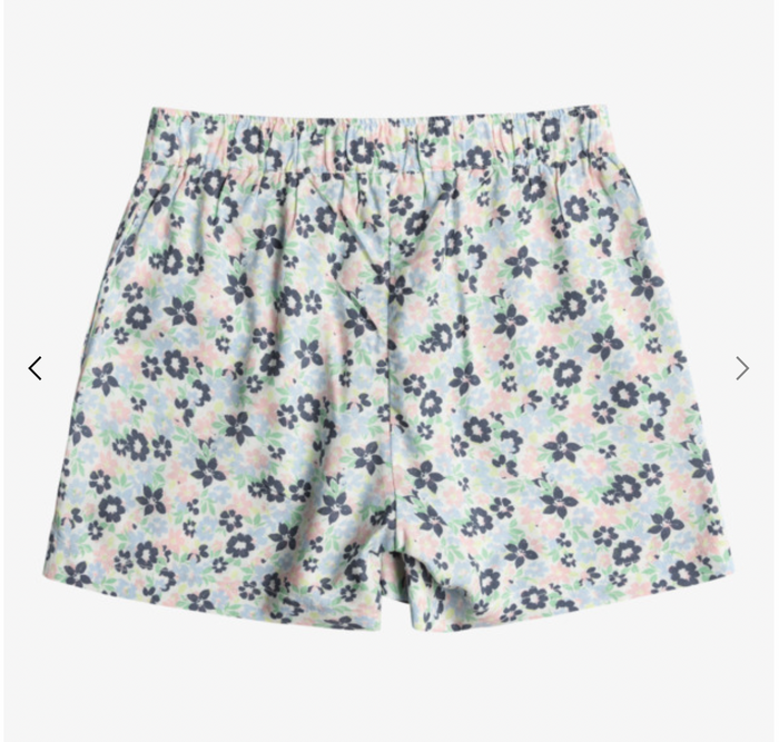 Roxy Blue Ocean Floor - Elasticated Waist Shorts For Girls 4-16