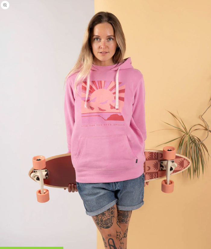 SALTROCK Open Spaces - Womens Pop Hoodie - Pink