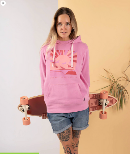 SALTROCK Open Spaces - Womens Pop Hoodie - Pink