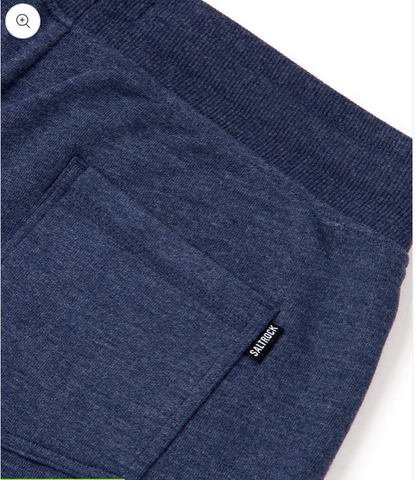 SALTROCK Velator - Womens Sweat Shorts - Blue Marl