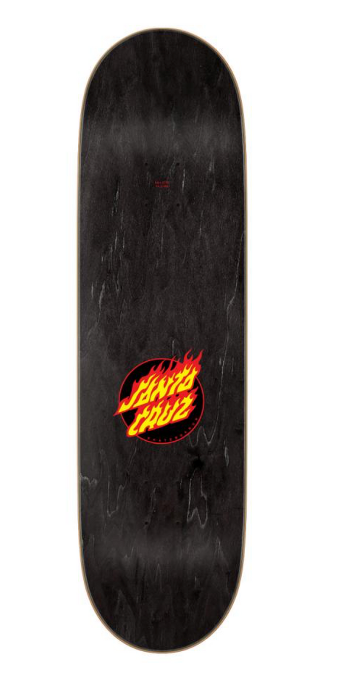 Santa Cruz Team Deck Flame Dot - 8.6 inch