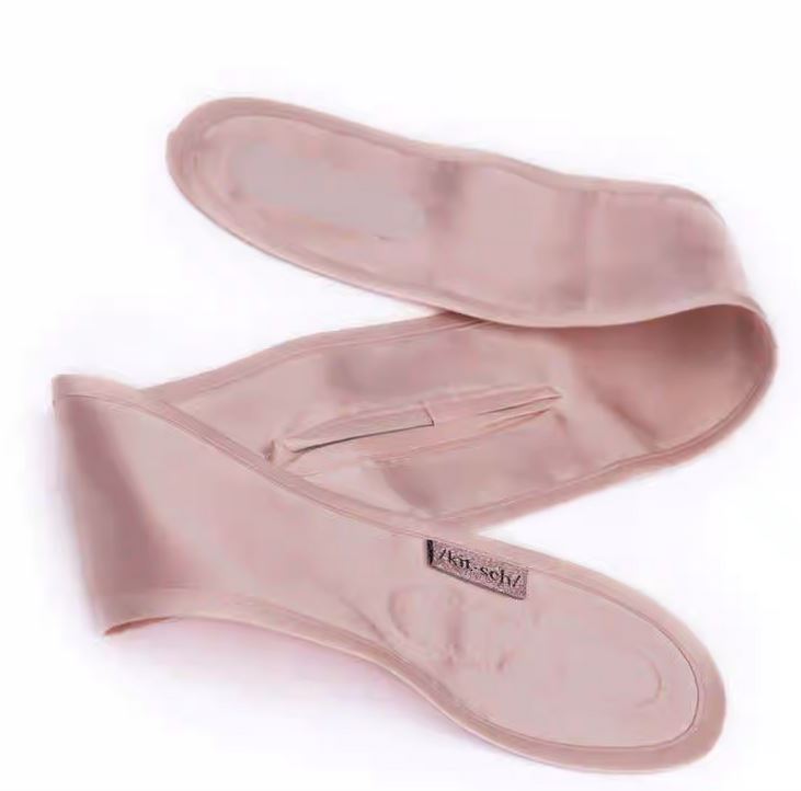 Blush Satin Sleep Headband