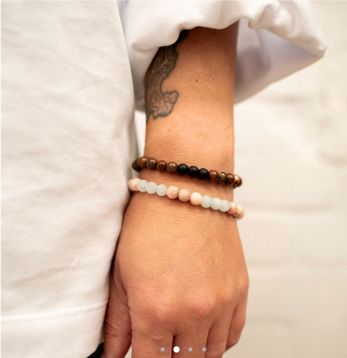 SEKUMPUL  NATURAL BEADED BRACELET- NEP-306