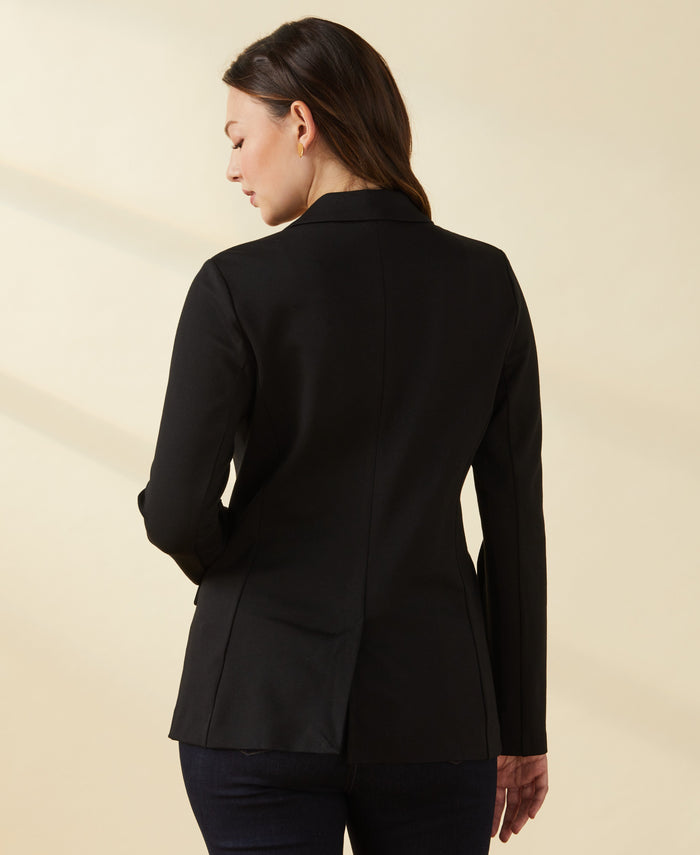Single Breasted Blazer (Black)