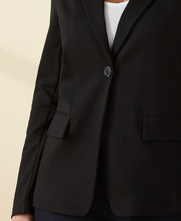 Single Breasted Blazer (Black)