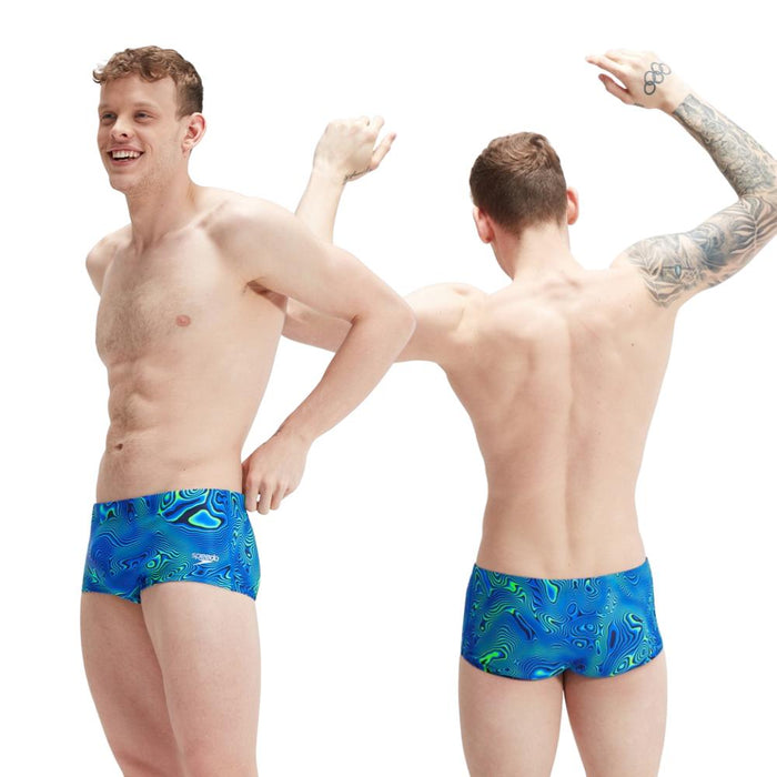 SPEEDO 17CM CLUB TRAINING ALLOVER DIGITAL BRIEF