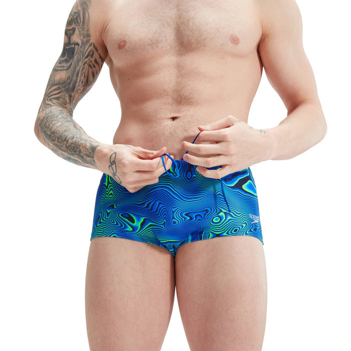 SPEEDO 17CM CLUB TRAINING ALLOVER DIGITAL BRIEF