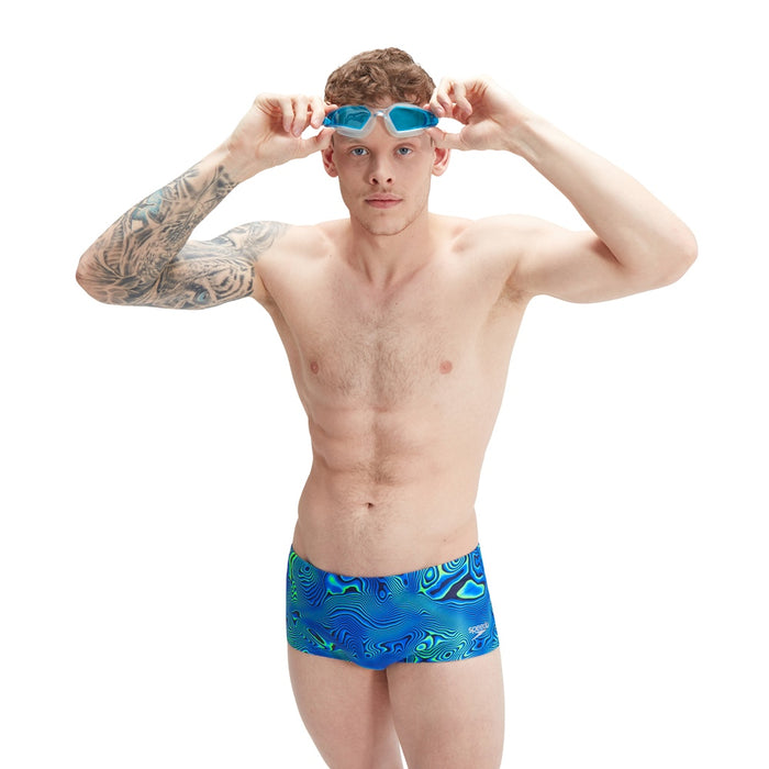 SPEEDO 17CM CLUB TRAINING ALLOVER DIGITAL BRIEF