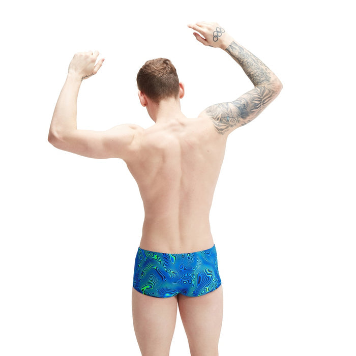 SPEEDO 17CM CLUB TRAINING ALLOVER DIGITAL BRIEF