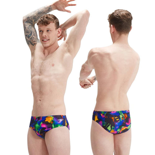 SPEEDO ALLOVER DIGITAL PANEL 8CM BRIEF