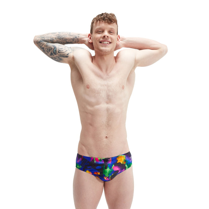 SPEEDO ALLOVER DIGITAL PANEL 8CM BRIEF