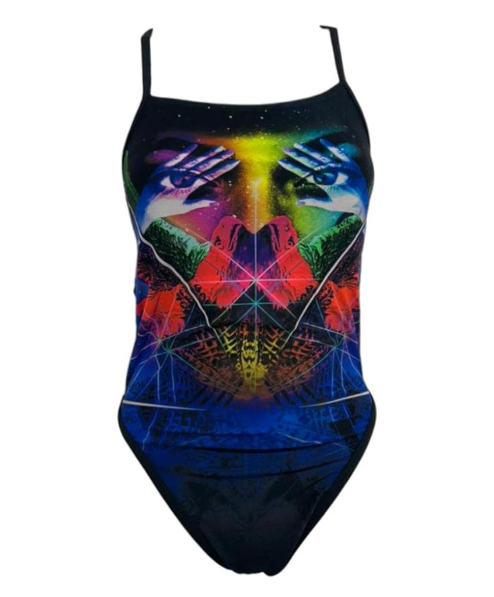 SPEEDO ASIA FIT DIGITAL PLACEMENT RIBBONBACK