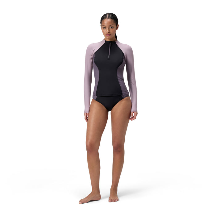 SPEEDO ASIA FIT WOMENS BIOFUSE LONG SLEEVE RASHGUARD *TOP*