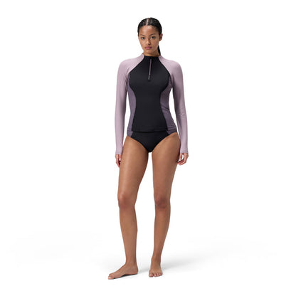 SPEEDO ASIA FIT WOMENS BIOFUSE LONG SLEEVE RASHGUARD *TOP*