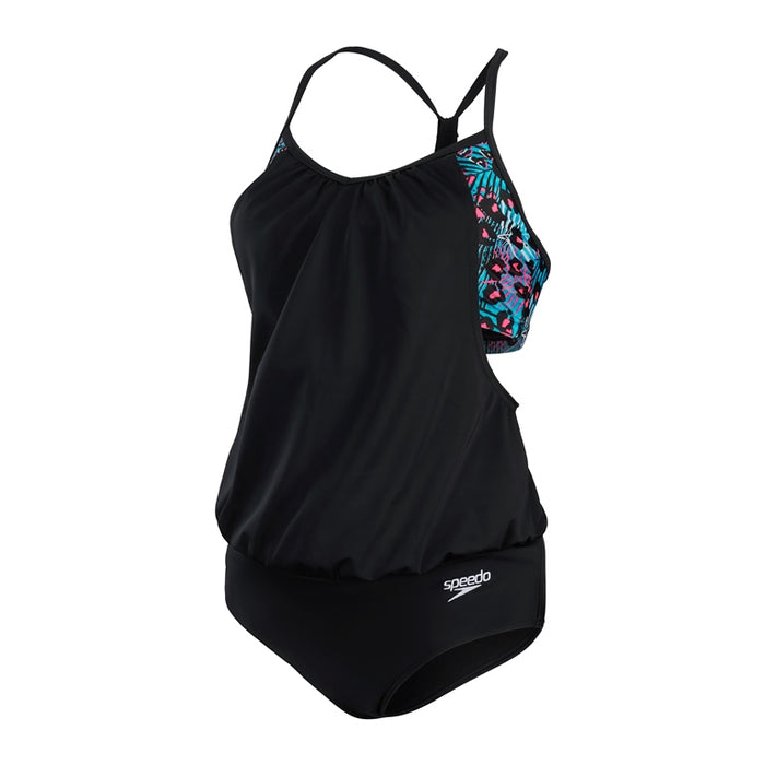 SPEEDO ASIA FIT WOMENS BLOUSON TANKINI SET