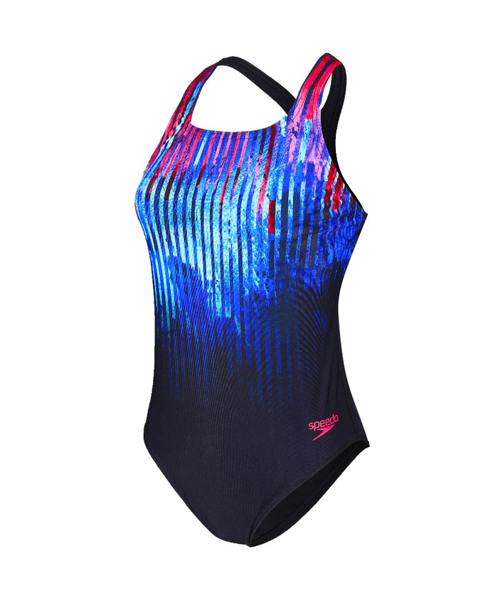 SPEEDO ASIA FIT WOMENS DIGITAL PRINTED MEDALIST