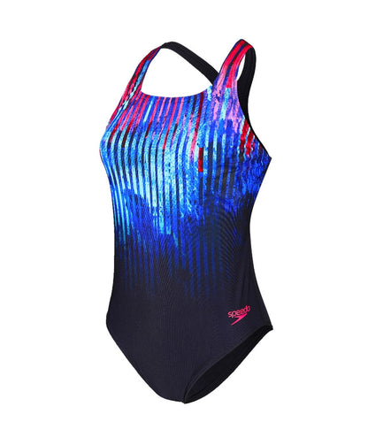 SPEEDO ASIA FIT WOMENS DIGITAL PRINTED MEDALIST
