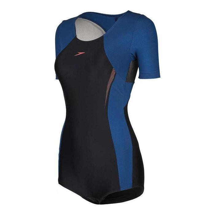 SPEEDO ASIA FIT WOMENS HERO SHORT SLEEVE C-NECK SWIMSUIT