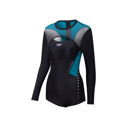 SPEEDO ASIA FIT WOMENS HERO3 LONG SLEEVE XTRA LOW LEG
