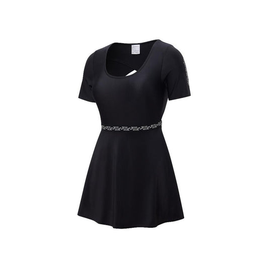 SPEEDO ASIA FIT WOMENS JETSETTER SHORT SLEEVE SWIMDRESS