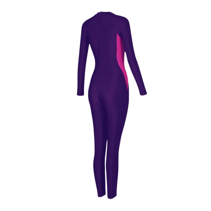 SPEEDO ASIA FIT WOMENS LONG SLEEVE PANEL LEGSKIN