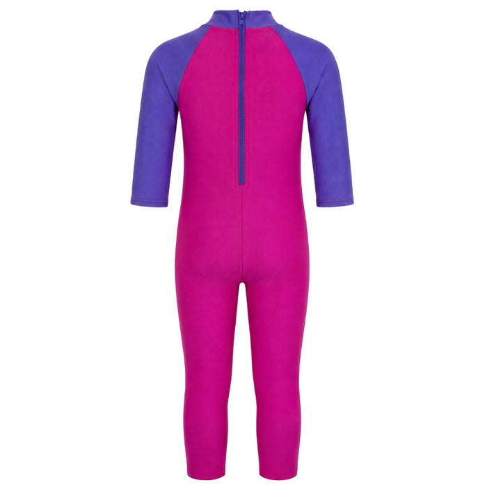 SPEEDO COLOR-BLOCK ALL IN ONE SUIT- TOTS GIRL-Swimwear-Speedo Malaysia-Speedo Malaysia Online