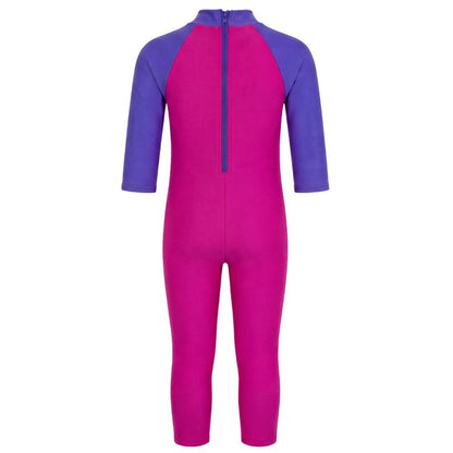 SPEEDO COLOR-BLOCK ALL IN ONE SUIT- TOTS GIRL-Swimwear-Speedo Malaysia-Speedo Malaysia Online