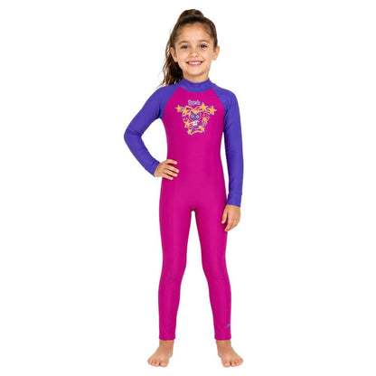 SPEEDO COLOR-BLOCK ALL IN ONE SUIT- TOTS GIRL-Swimwear-Speedo Malaysia-Speedo Malaysia Online
