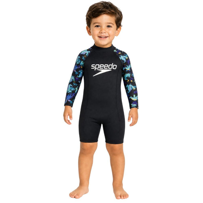 SPEEDO COMBOFIT LONG SLEEVE SPRINGSUIT - TOTS-Thermal Swimwear-Speedo Malaysia-Speedo Malaysia Online