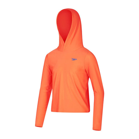 SPEEDO HOODED LONG SLEEVE RASH TOP - JUNIOR UNISEX (*top only)
